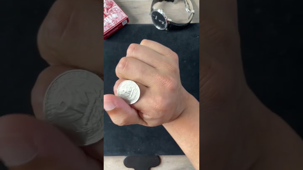 coin bending magic trick