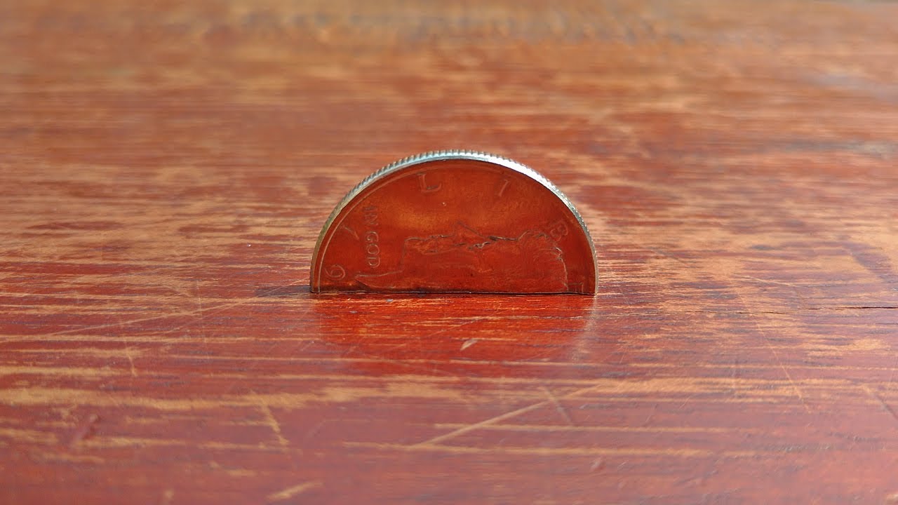 Magic Coin Through Table Trick