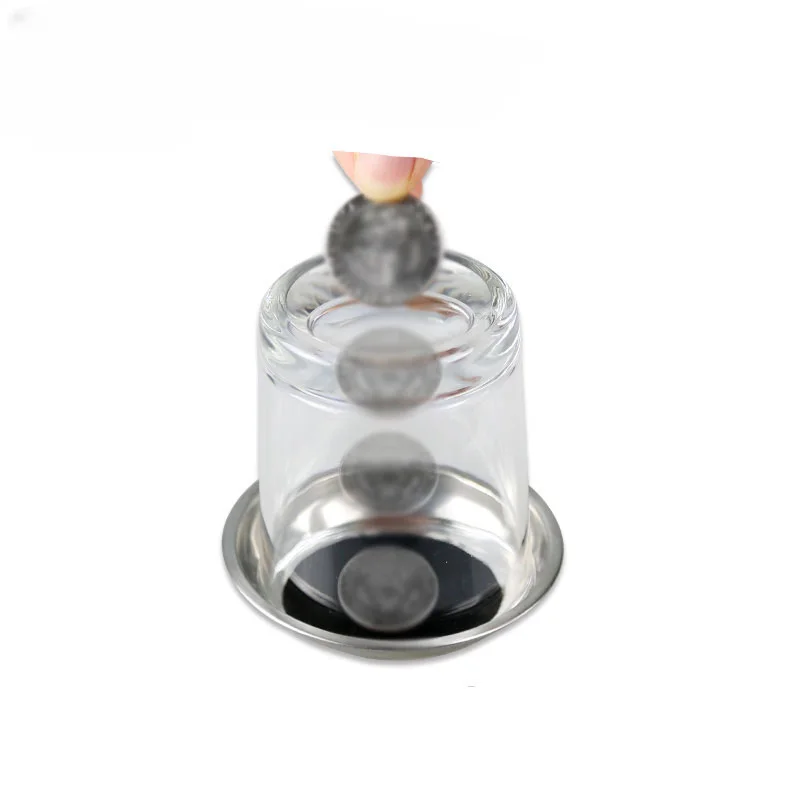 Magic Coin Into Glass Bottle